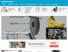 Tablet Screenshot of cuidadossaude.com